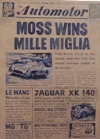Moss wins Mille Miglia